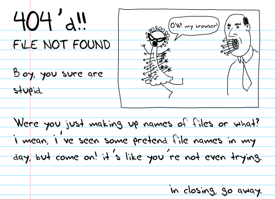 You are not invited to the party...