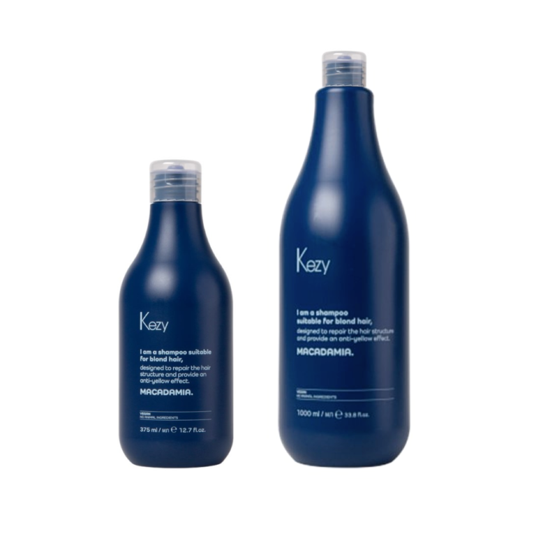 SHAMPO MACADAMIA ANTI-YELLOW (Per floket biond) 375 &1000ml